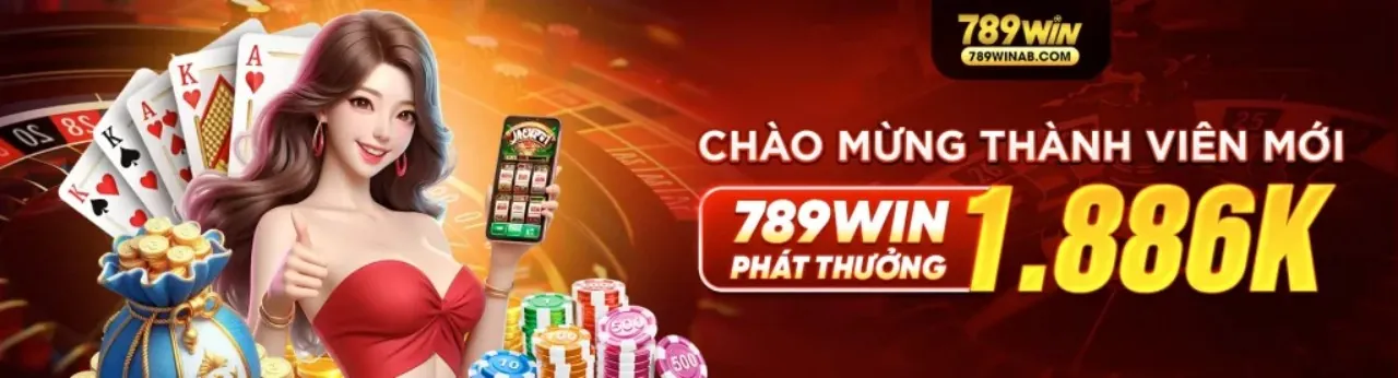 Banner khuyến mãi chào mừng thành viên mới 789bet vi
